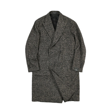 26-27AW TAGLIATORE “C-LD10B” ウール混 6Bダブルヘリンボーンコート / Exclusive Garment