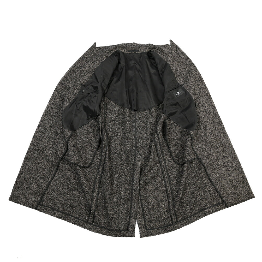 26-27AW TAGLIATORE “C-LD10B” ウール混 6Bダブルヘリンボーンコート / Exclusive Garment