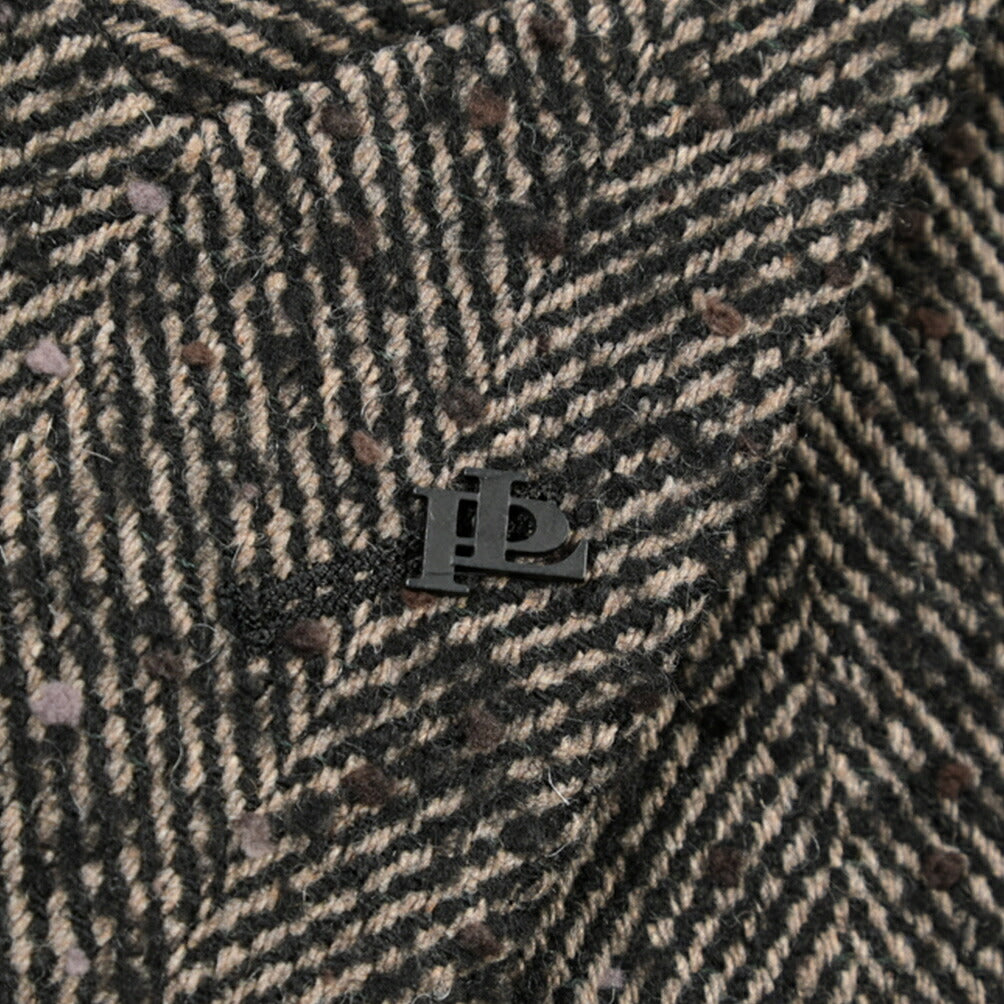 26-27AW TAGLIATORE “C-LD10B” ウール混 6Bダブルヘリンボーンコート / Exclusive Garment