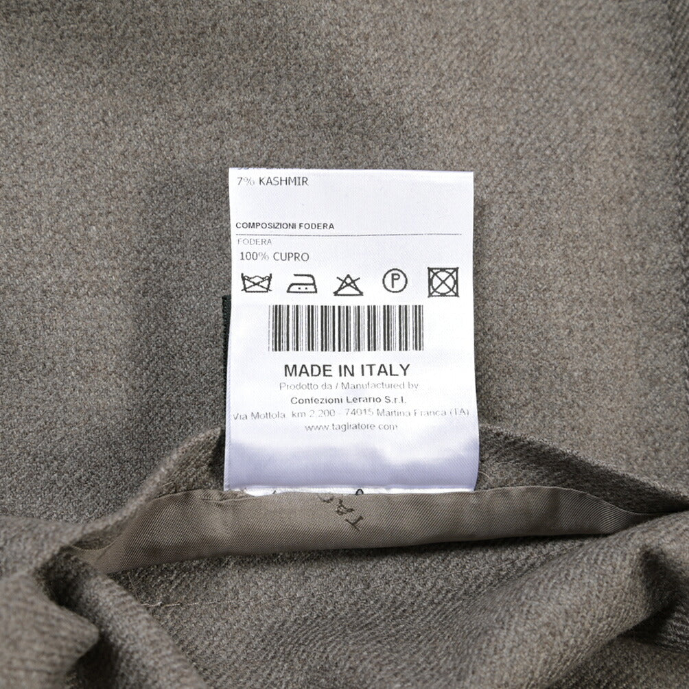 26-27AW TAGLIATORE “G-KLEIN” カシミヤ混ウール スタンドカラージャケット / Loro Piana製生地 (FAVOLA)