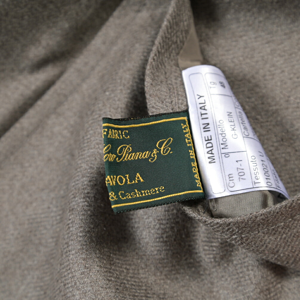 26-27AW TAGLIATORE “G-KLEIN” カシミヤ混ウール スタンドカラージャケット / Loro Piana製生地 (FAVOLA)