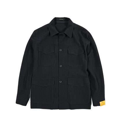 26-27AW TAGLIATORE “G-BROOK” ストレッチウール サファリシャツジャケット / Exclusive Garment