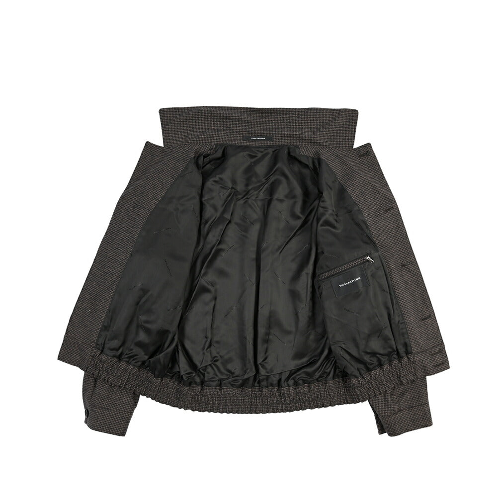 26-27AW TAGLIATORE “GAYELORD” ウール混コットン ショートブルゾン / Exclusive Garment