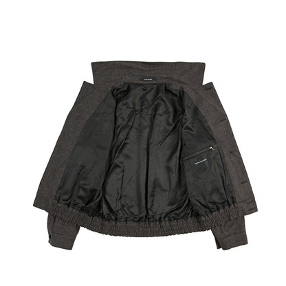 26-27AW TAGLIATORE “GAYELORD” ウール混コットン ショートブルゾン / Exclusive Garment