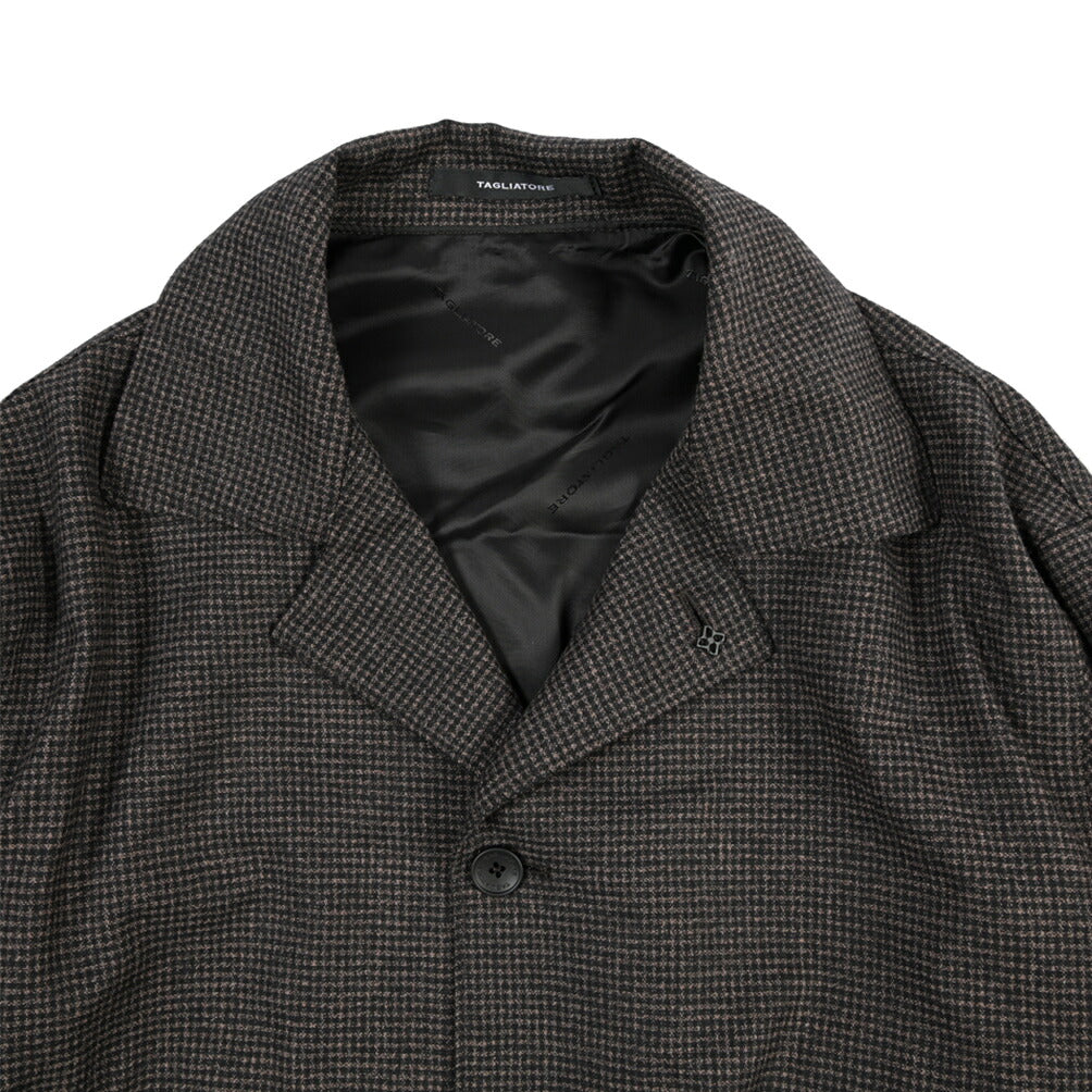 26-27AW TAGLIATORE “GAYELORD” ウール混コットン ショートブルゾン / Exclusive Garment