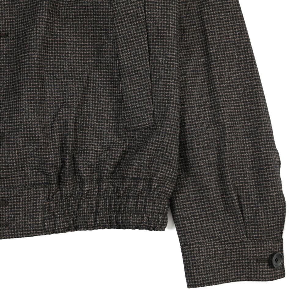 26-27AW TAGLIATORE “GAYELORD” ウール混コットン ショートブルゾン / Exclusive Garment