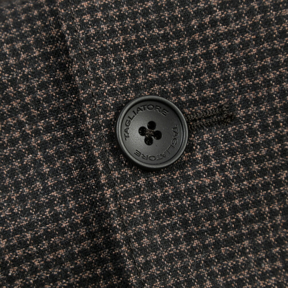 26-27AW TAGLIATORE “GAYELORD” ウール混コットン ショートブルゾン / Exclusive Garment