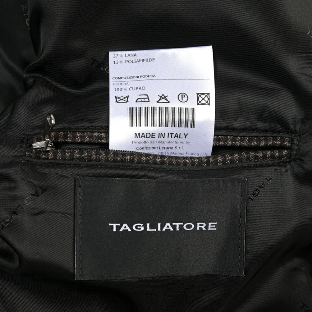 26-27AW TAGLIATORE “GAYELORD” ウール混コットン ショートブルゾン / Exclusive Garment