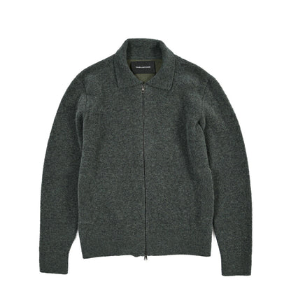 26-27AW TAGLIATORE “KEID” コットン混ウール ニットブルゾン