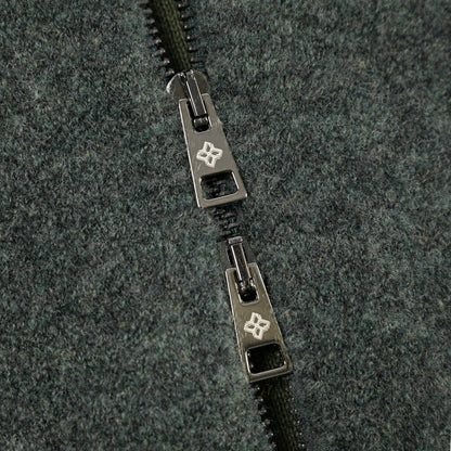 26-27AW TAGLIATORE “KEID” コットン混ウール ニットブルゾン