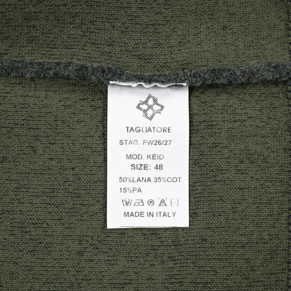 26-27AW TAGLIATORE “KEID” コットン混ウール ニットブルゾン