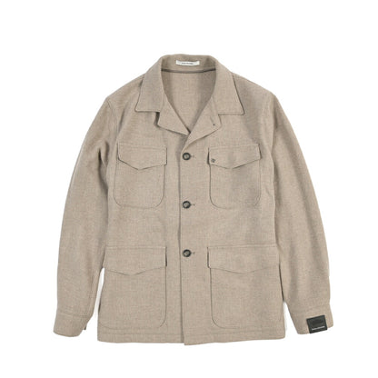 26-27AW TAGLIATORE “G-BROOK” ヴァージンウール混 サファリシャツジャケット
