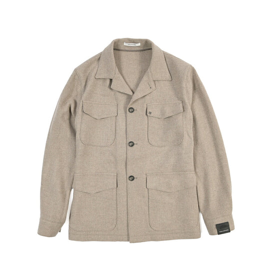 26-27AW TAGLIATORE “G-BROOK” ヴァージンウール混 サファリシャツジャケット