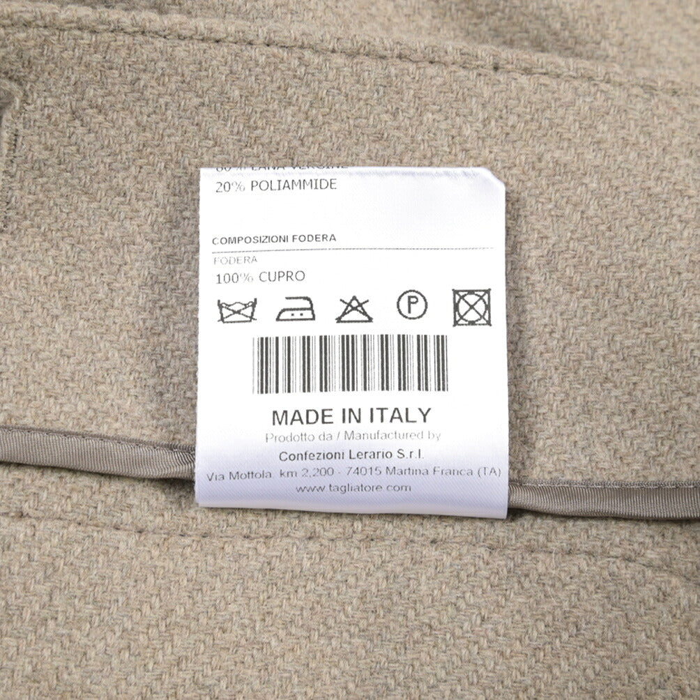 26-27AW TAGLIATORE “G-BROOK” ヴァージンウール混 サファリシャツジャケット