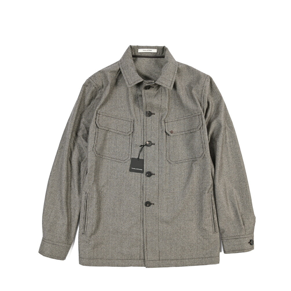 26-27AW TAGLIATORE “G-CALVIN” SUPER 110's ヴァージンウール100% シャツジャケット