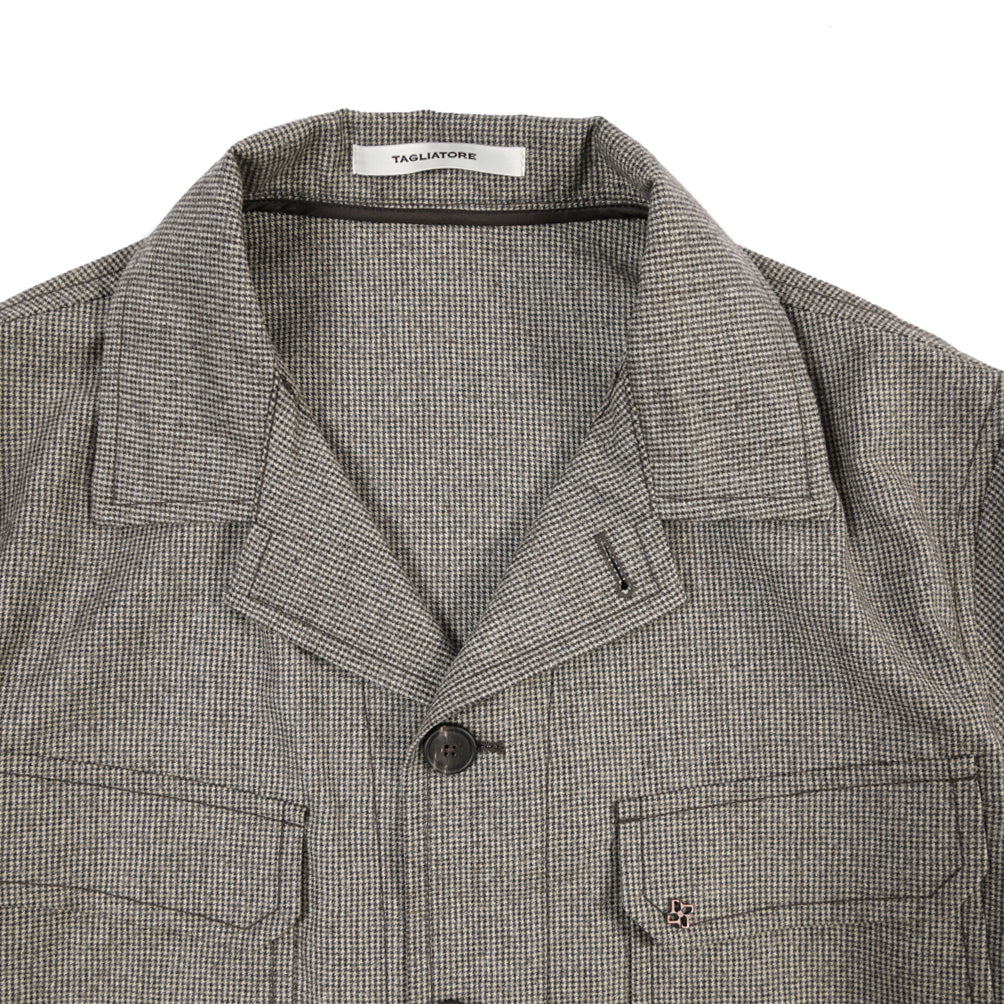 26-27AW TAGLIATORE “G-CALVIN” SUPER 110's ヴァージンウール100% シャツジャケット