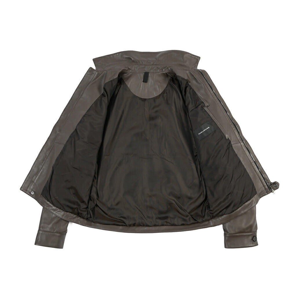 26-27AW TAGLIATORE “FOCH” シープナッパレザー100% 中綿ブルゾン