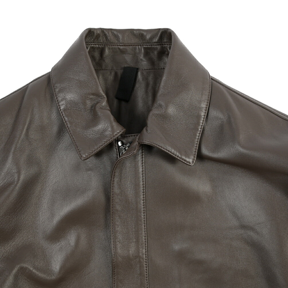 26-27AW TAGLIATORE “FOCH” シープナッパレザー100% 中綿ブルゾン