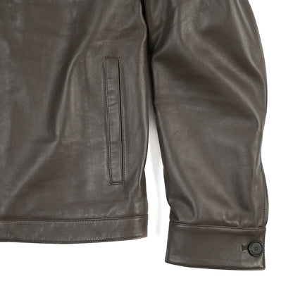 26-27AW TAGLIATORE “FOCH” シープナッパレザー100% 中綿ブルゾン