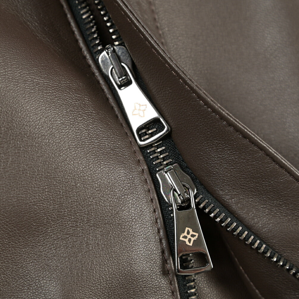 26-27AW TAGLIATORE “FOCH” シープナッパレザー100% 中綿ブルゾン