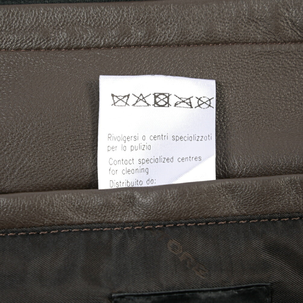 26-27AW TAGLIATORE “FOCH” シープナッパレザー100% 中綿ブルゾン