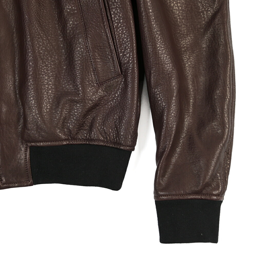26-27AW TAGLIATORE “ICE” ラムレザー100% スタンドカラージャケット