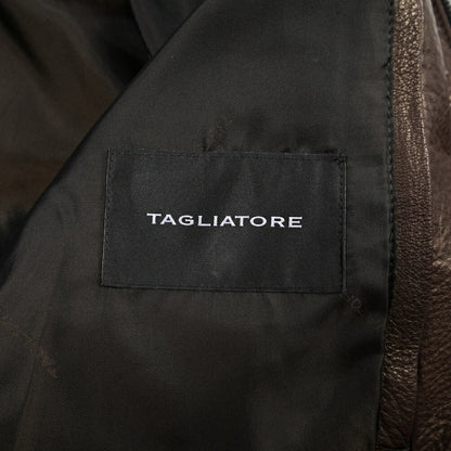 26-27AW TAGLIATORE “ICE” ラムレザー100% スタンドカラージャケット