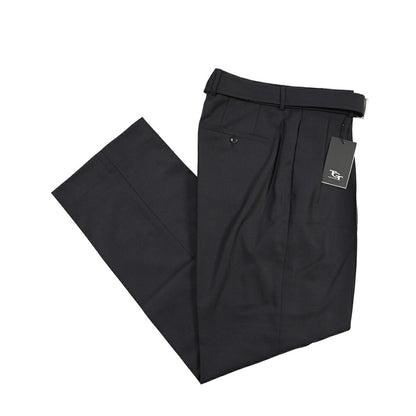 26-27AW TAGLIATORE カシミヤ混ウール ツータックワイドスラックス / P-NEVIL24 TGT