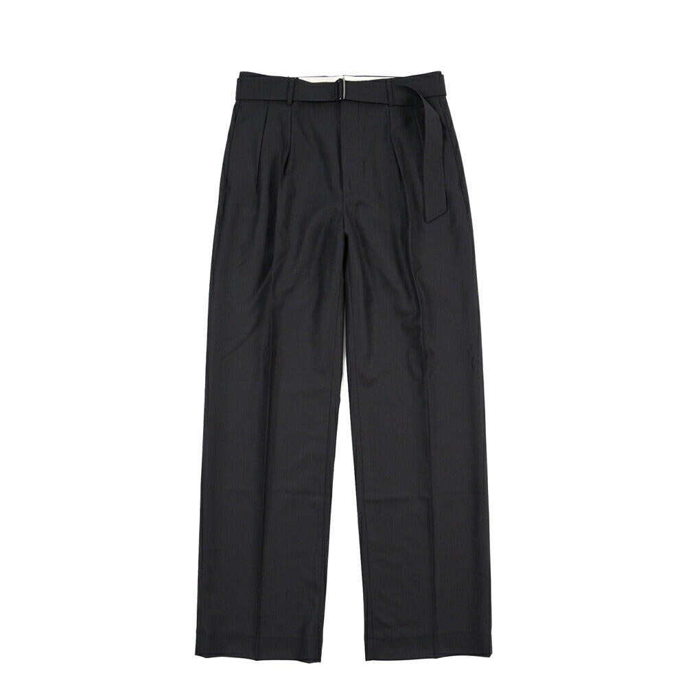 26-27AW TAGLIATORE カシミヤ混ウール ツータックワイドスラックス / P-NEVIL24 TGT