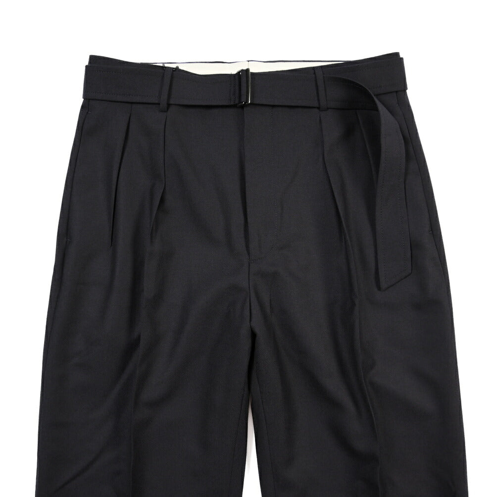 26-27AW TAGLIATORE カシミヤ混ウール ツータックワイドスラックス / P-NEVIL24 TGT