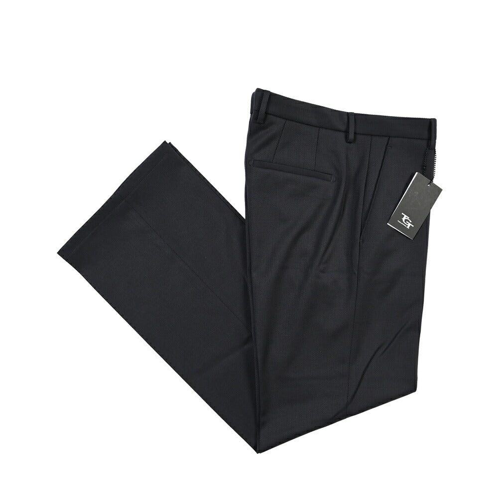 26-27AW TAGLIATORE ストレッチウール ノータックフレアスラックスパンツ / P-HELSINKI TGT