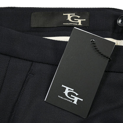 26-27AW TAGLIATORE ストレッチウール ノータックフレアスラックスパンツ / P-HELSINKI TGT