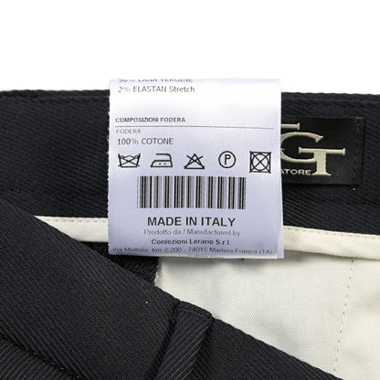 26-27AW TAGLIATORE ストレッチウール ノータックフレアスラックスパンツ / P-HELSINKI TGT