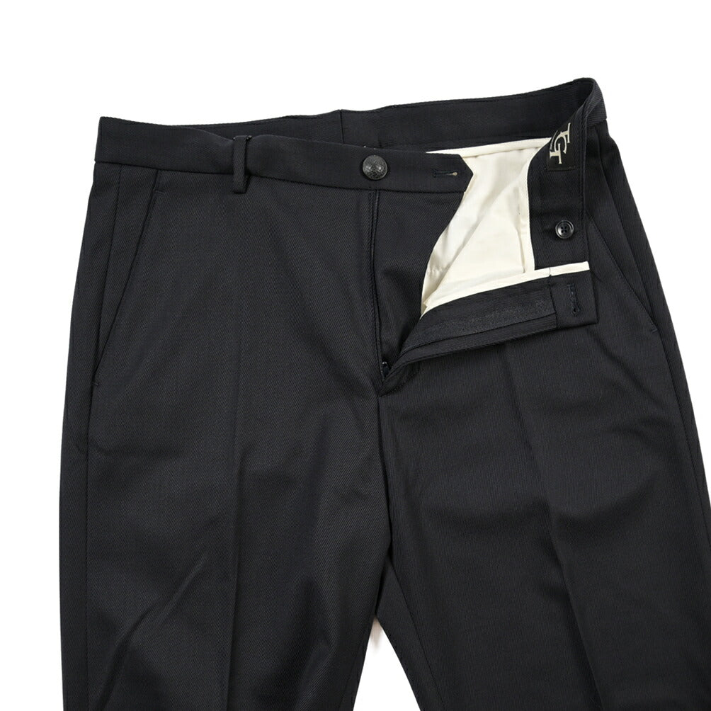 26-27AW TAGLIATORE ストレッチウール ノータックフレアスラックスパンツ / P-HELSINKI TGT