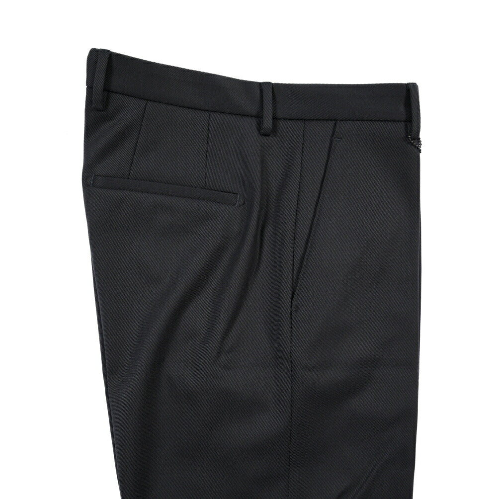 26-27AW TAGLIATORE ストレッチウール ノータックフレアスラックスパンツ / P-HELSINKI TGT