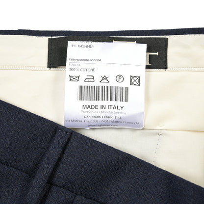 26-27AW TAGLIATORE カシミヤ混ウール ノータックスラックス / TAG01 TGT