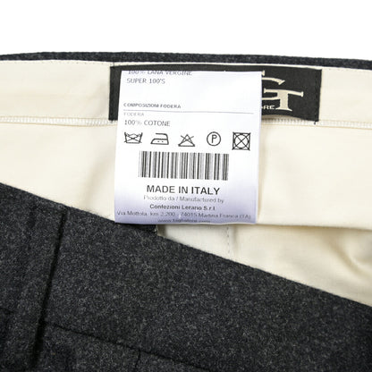 26-27AW TAGLIATORE SUPER 100's ヴァージンウール ノータックワイドスラックス / P-NAT04 TGT