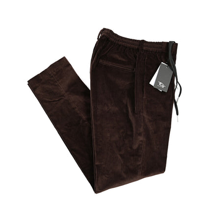 26-27AW TAGLIATORE ストレッチコットン 中畝コーデュロイドローコード付きパンツ / P-NEWMAN TGT