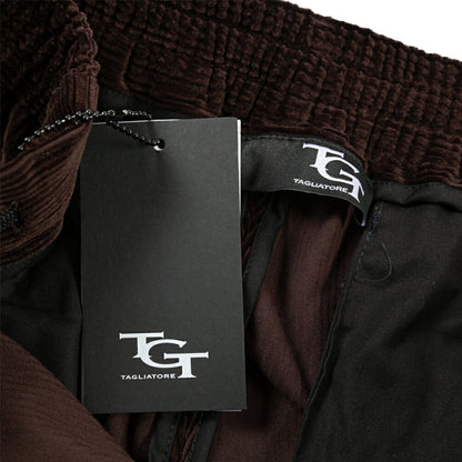 26-27AW TAGLIATORE ストレッチコットン 中畝コーデュロイドローコード付きパンツ / P-NEWMAN TGT