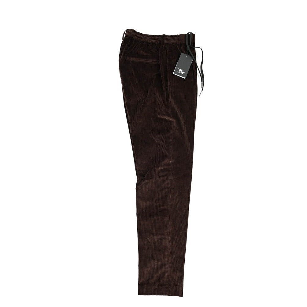 26-27AW TAGLIATORE ストレッチコットン 中畝コーデュロイドローコード付きパンツ / P-NEWMAN TGT