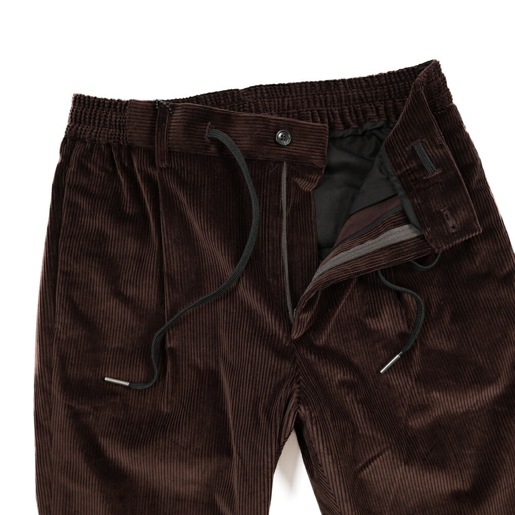 26-27AW TAGLIATORE ストレッチコットン 中畝コーデュロイドローコード付きパンツ / P-NEWMAN TGT