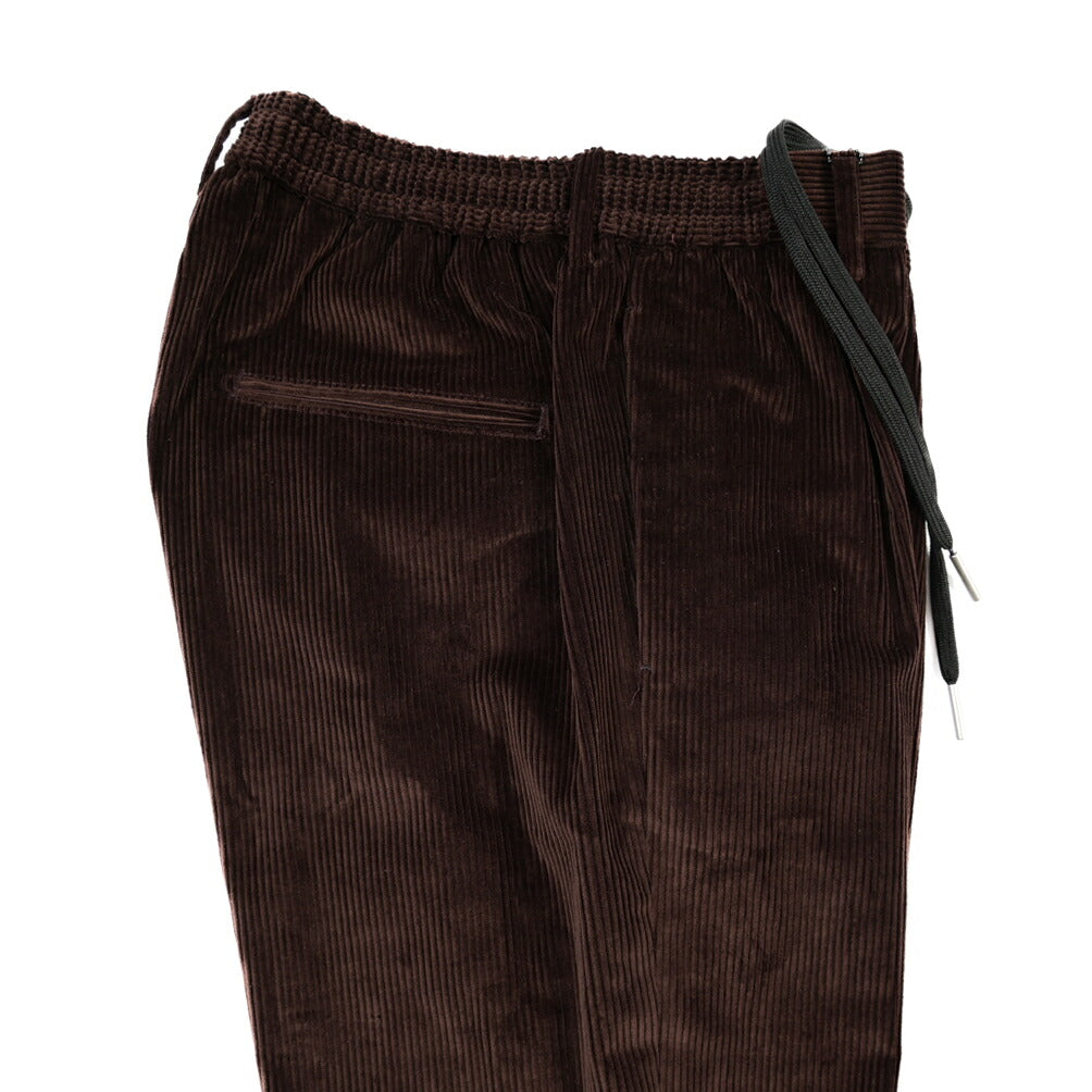 26-27AW TAGLIATORE ストレッチコットン 中畝コーデュロイドローコード付きパンツ / P-NEWMAN TGT