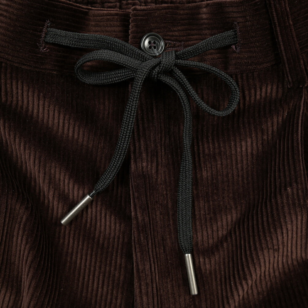 26-27AW TAGLIATORE ストレッチコットン 中畝コーデュロイドローコード付きパンツ / P-NEWMAN TGT