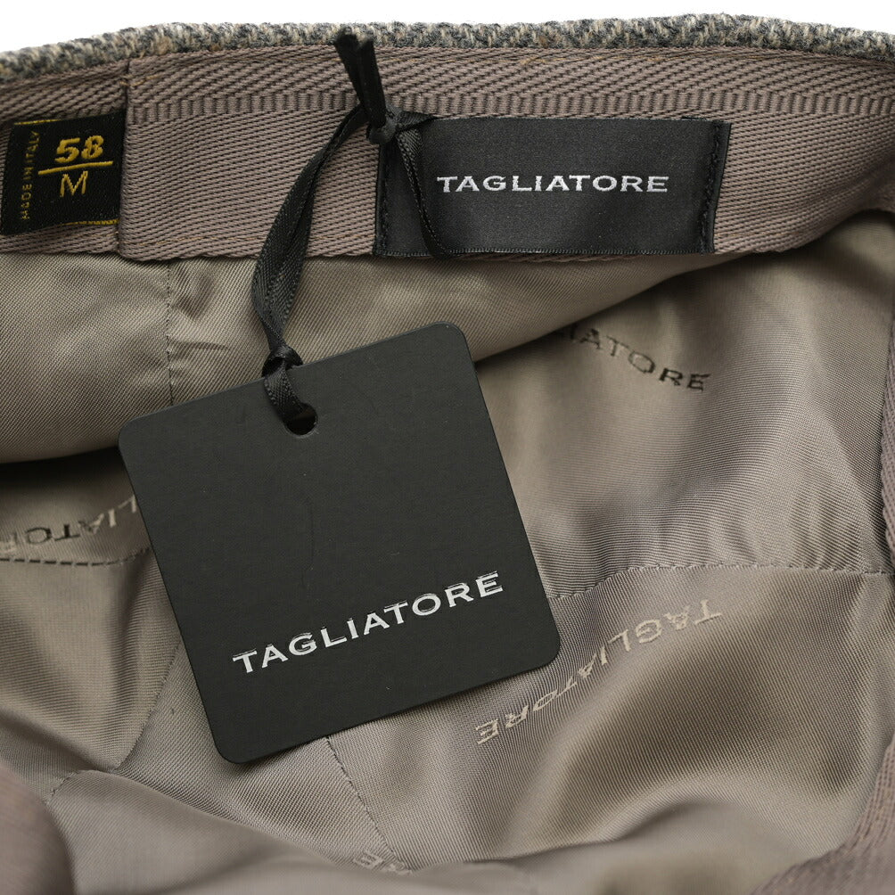 26-27AW TAGLIATORE “DONALD” ヴァージンウール100% ハンチングキャップ