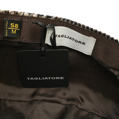26-27AW TAGLIATORE “BUDDY” ヴァージンウール100% ハンチングキャップ