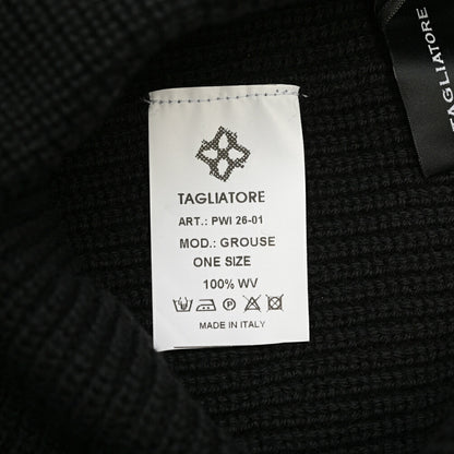 26-27AW TAGLIATORE “GROUSE” エクストラファインメリノウール100% ニットキャップ