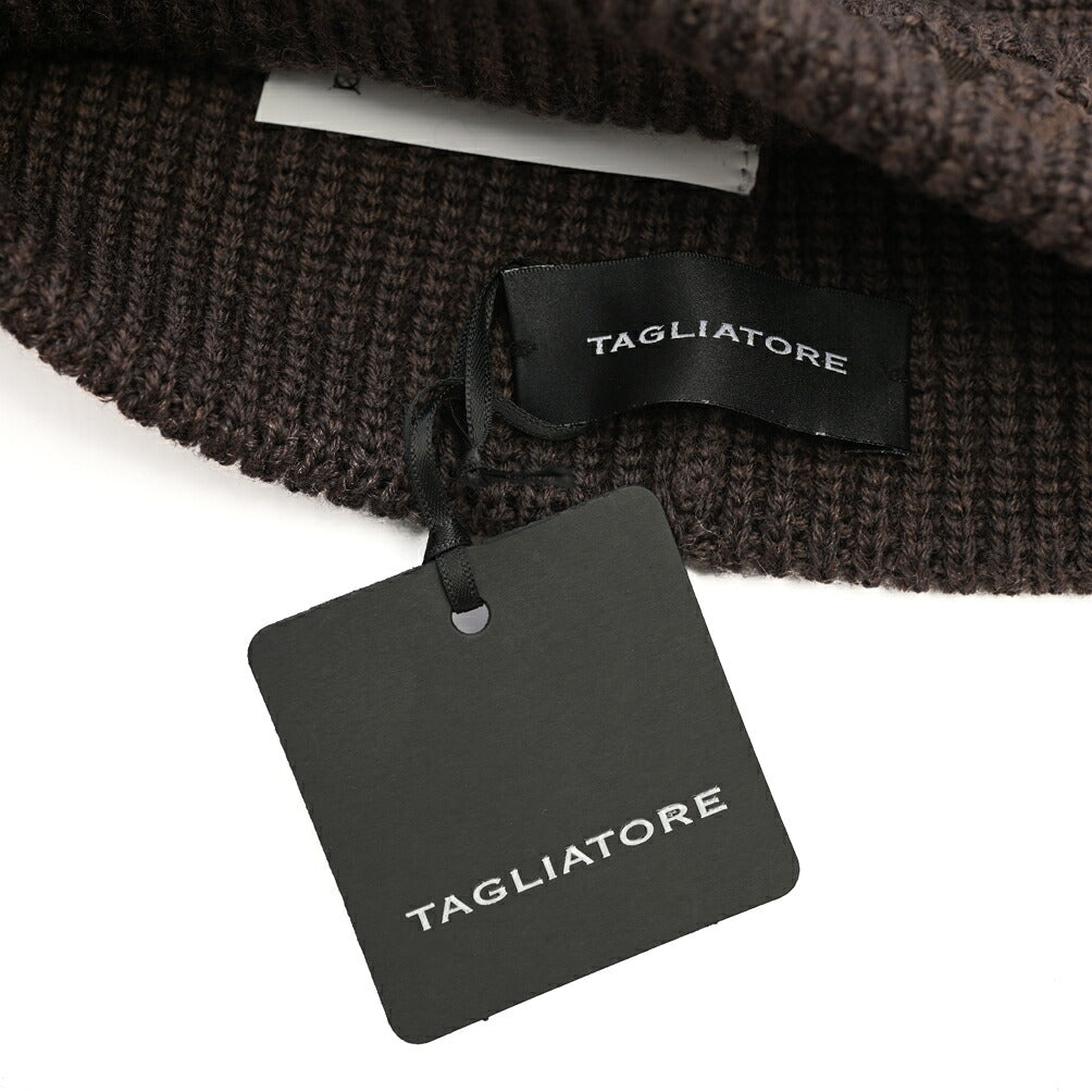 26-27AW TAGLIATORE “GROUSE” エクストラファインメリノウール100% ニットキャップ