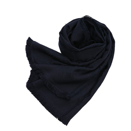 26-27AW TAGLIATORE “SCIARPA55” ヴァージンウール100% ロゴ総柄マフラー