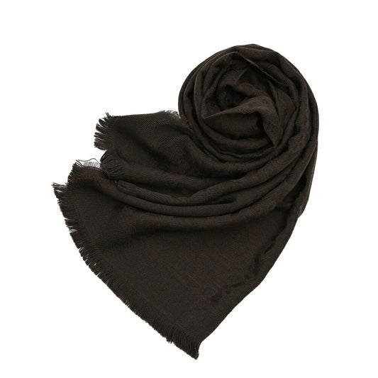 26-27AW TAGLIATORE “SCIARPA55” ヴァージンウール100% ロゴ総柄マフラー