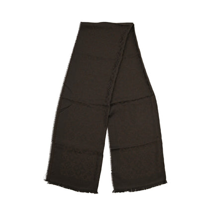 26-27AW TAGLIATORE “SCIARPA55” ヴァージンウール100% ロゴ総柄マフラー